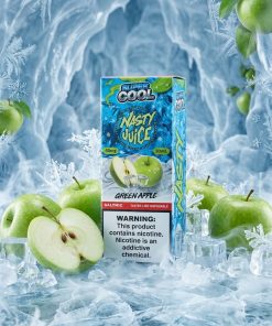 NASTY SUPER COOL GREEN APPLE SALT ELIQUID bottle for vape Egypt.