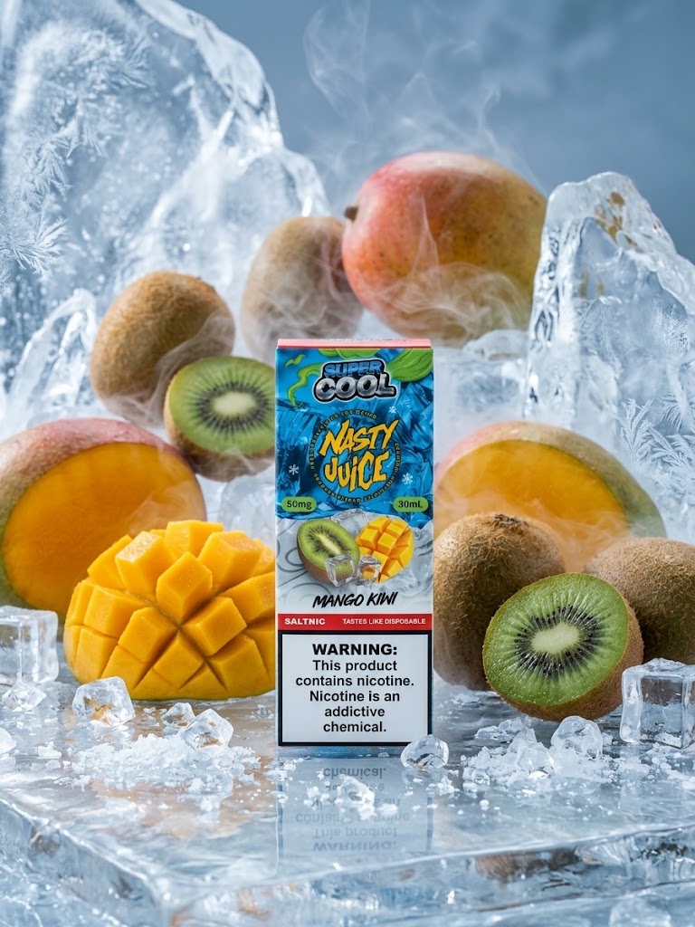 NASTY SUPER COOL MANGO KIWI SALT ELIQUID