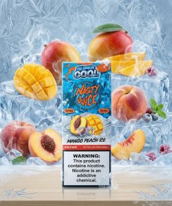 NASTY SUPER COOL MANGO PEACH ICE SALT ELIQUID bottle for vape Egypt.