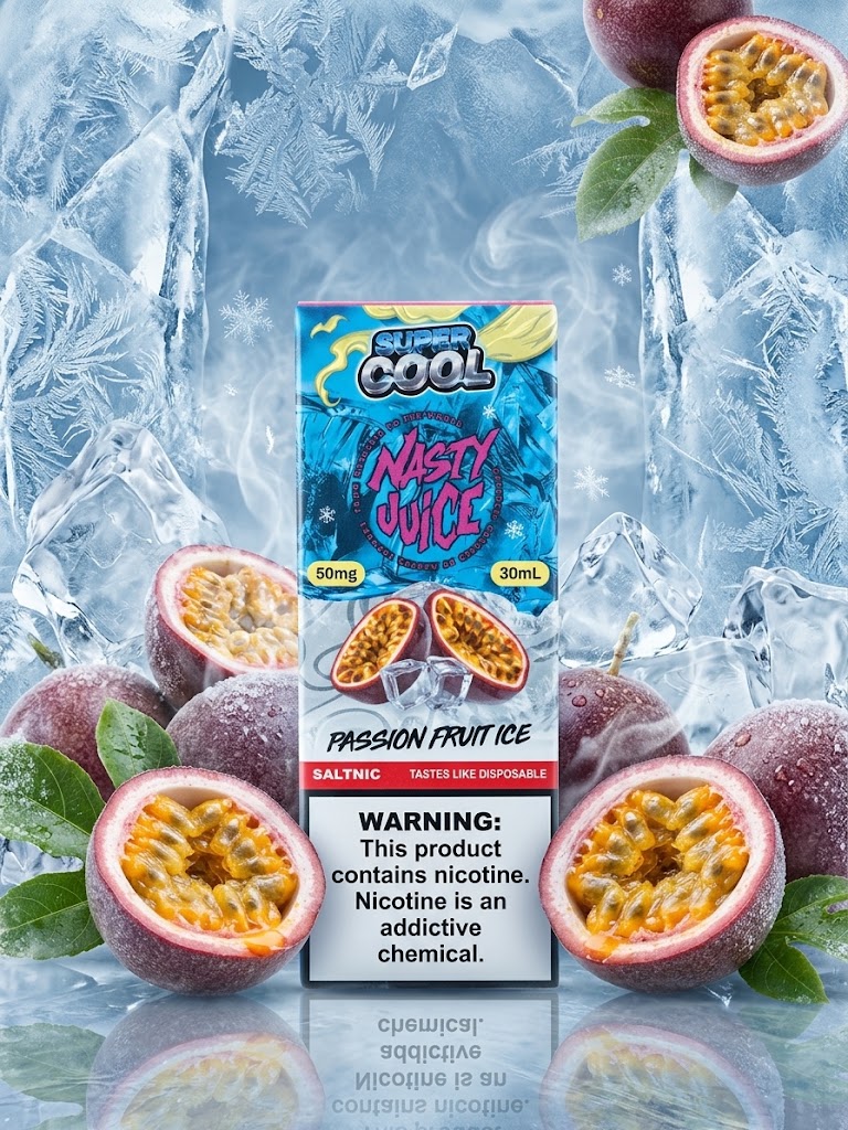 NASTY SUPER COOL PASSIONFRUIT ICE SALT ELIQUID