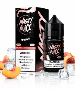 NASTY SUPER COOL PEACH ICE SALT ELIQUID bottle for vape Egypt.