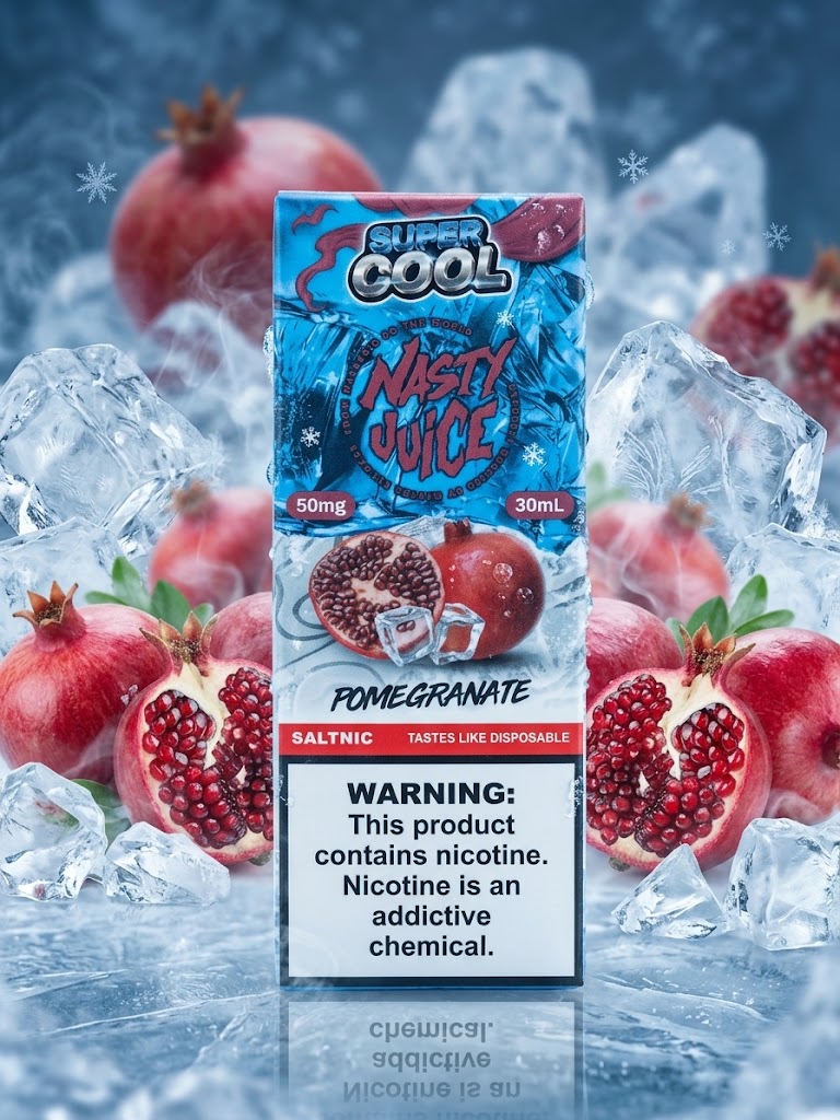 NASTY SUPER COOL POMEGRANATE SALT ELIQUID