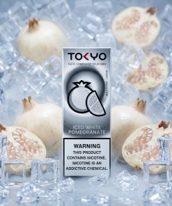 TOKYO ICED WHITE POMEGRANATE SALT ELIQUID bottle for vape Egypt.