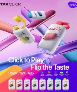 VOZOL STAR CLICK 50K PUFFS 50MG DISPOSABLE POD for vape Egypt.