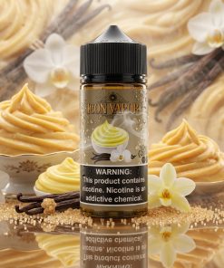 ICON VAPOR VANILLA CUSTARD ELIQUID 100ml 2mg bottle for vape Egypt.