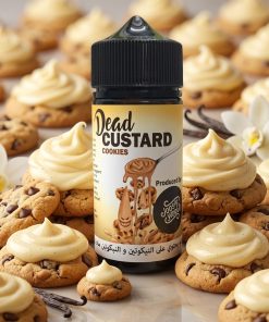 JOOSY WORLD COOKIES DEAD CUSTARD ELIQUID 100ml 3mg bottle for vape Egypt.