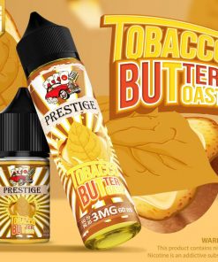 PRESTIGE MTL TOBACCO BUTTER TOAST ELIQUID 30ml bottle for vape Egypt.