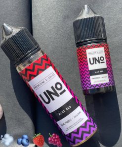UNO BLUE RED ELIQUID 60ml bottle for vape Egypt.