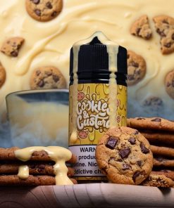VAPER TREATS COOKIES & CUSTARD ELIQUID 100ml 2mg bottle for vape Egypt.
