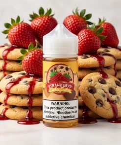 VAPER TREATS STRAWBERRY COOKIE BUTTER ELIQUID 100ml 2mg bottle for vape Egypt.