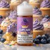 VAPER TREATS THE CUPCAKE MAN BLUEBERRY ELIQUID 100ml 2mg bottle for vape Egypt.