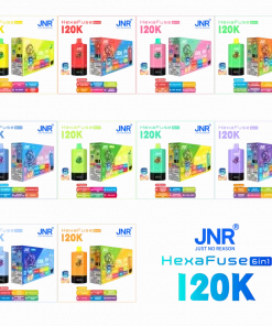 JNR HexaFuse 6 in 1 Disposable Pod on Elegant Vape Store.